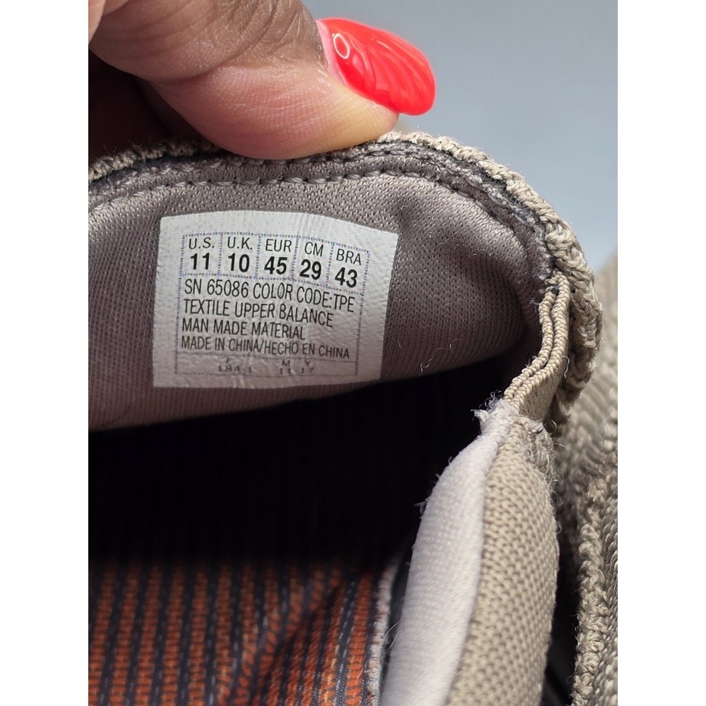 Skechers Men's Size 11 Taupe Knit Slip On Comfort Walking Casual Shoes 65086 - Picture 4 of 6